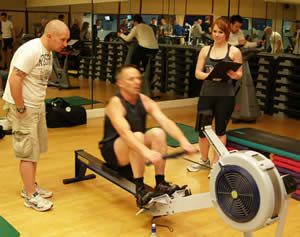 Mike Jones and Craig Horsfield at this year's Ultimate Gym Athlete.