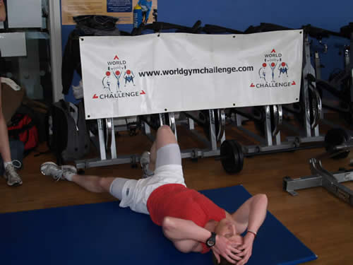 Top X Trainer Danny Watson doing the X Training Slump