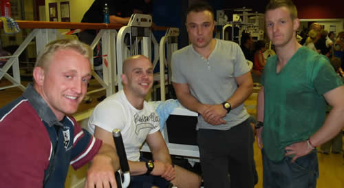 From left (Sam Orgee, Ben Stroud, Chris Lord , Danny Watson