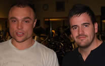 Chris with Miles Micallef