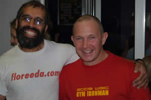 Farouk Vawda (left) with Gym Athlete of the Year runner up - Craig Horsfield.