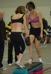 Sarah Connolly (Calso Gym Kent) Amber Anderson (David Lloyd Basildon)