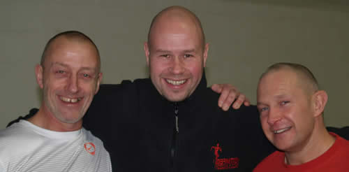 Gary Nicholls, Steve Dowse and Craig Horsfield