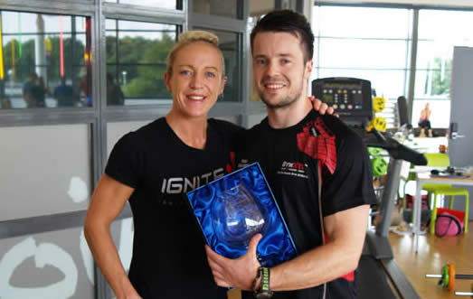 Tracey Davies and Doug Harrison - Winners of the 2014 Ultimate Gym Athlete