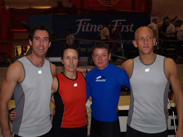 from left, Lloyd Millichap, Sue Regan Watts, Michelle Parsons, Andy Brown