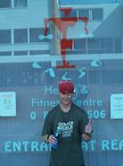 Gary Nicholas outsie Calso Gym, Bromley