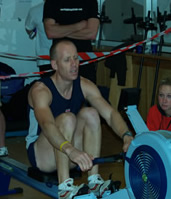 Will on the rower