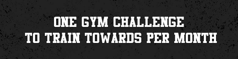 One gym challenge to train towards per month