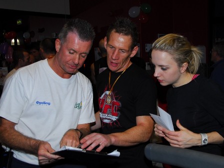 Stuart Leng (left) Aidy Cartwright, Mary Eve McNerney
